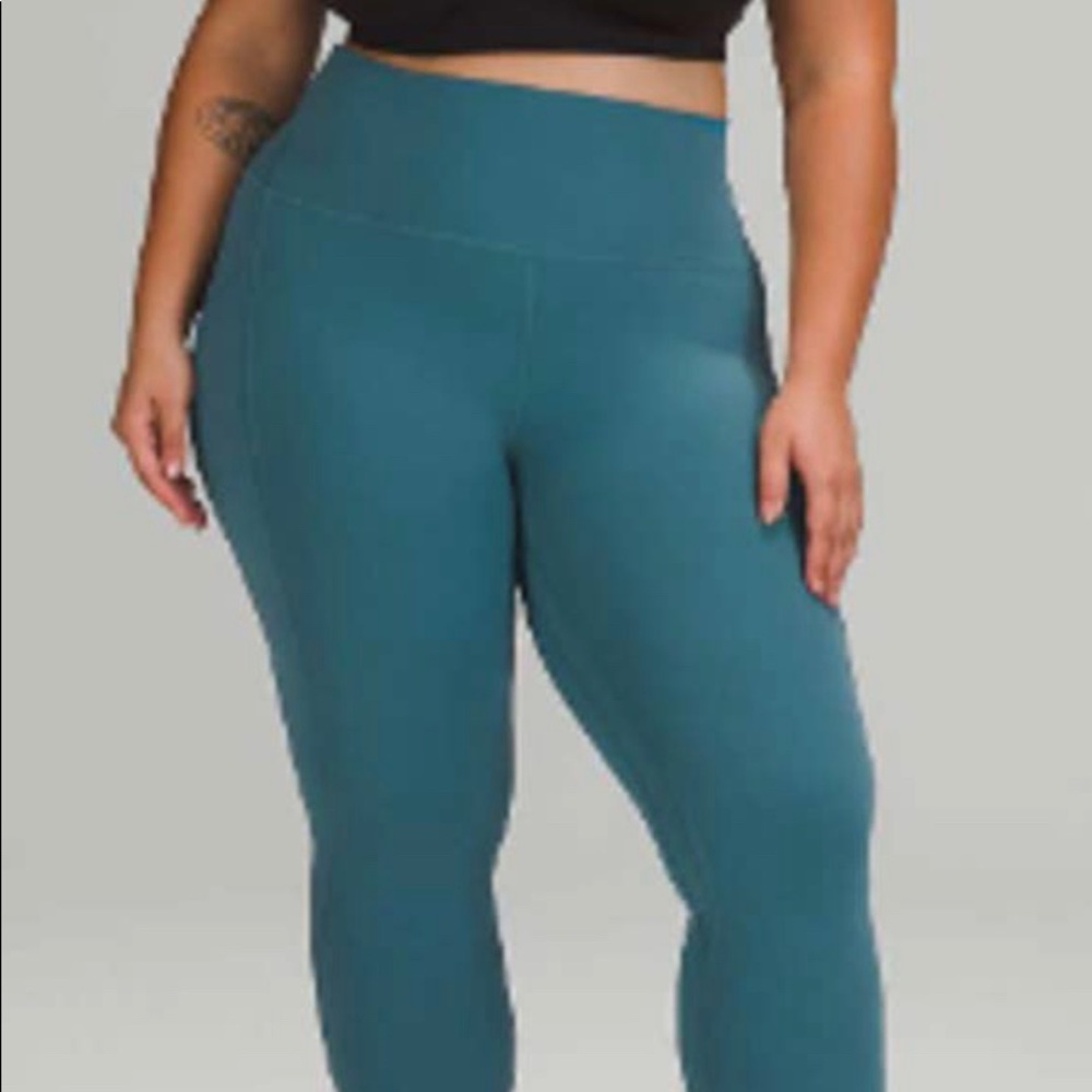 NWT Lululemon Align High-Rise Pant with Pockets 25" Capture Blue 20 Plus